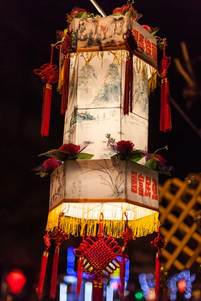 Utställning av lyktor under Lantern Festival — Stockfoto