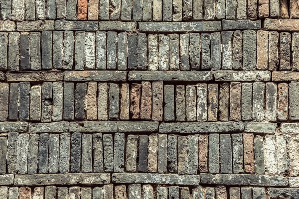 Old bricks on the ground, texture background — Stock Photo, Image