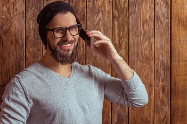 Stylish man with beard — Stock Photo, Image
