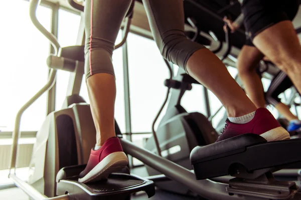 People in gym — Stock Photo, Image