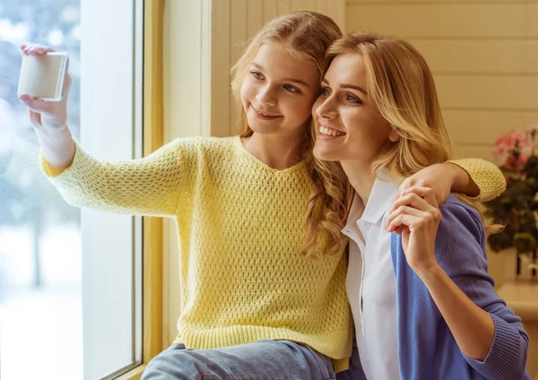 Moeder en dochter — Stockfoto