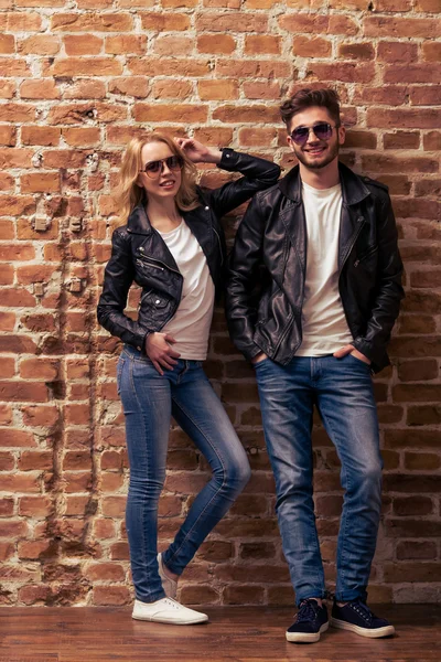 Stylish young couple — Stock Photo, Image