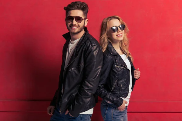 Stylish young couple — Stock Photo, Image