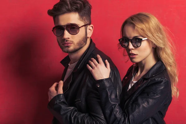 Stylish young couple — Stock Photo, Image