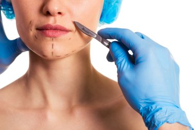 yüz cerrahisi için hazırlık