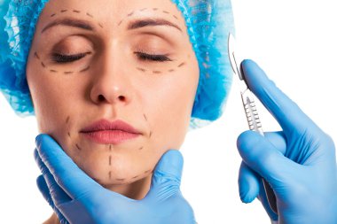 yüz cerrahisi için hazırlık