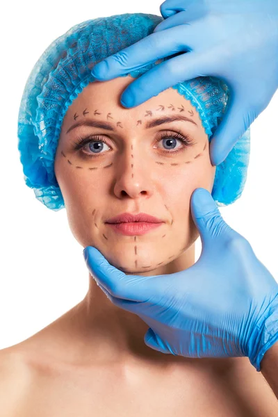 yüz cerrahisi için hazırlık