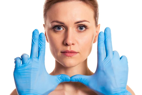 Voorbereiding voor gezicht chirurgie — Stockfoto