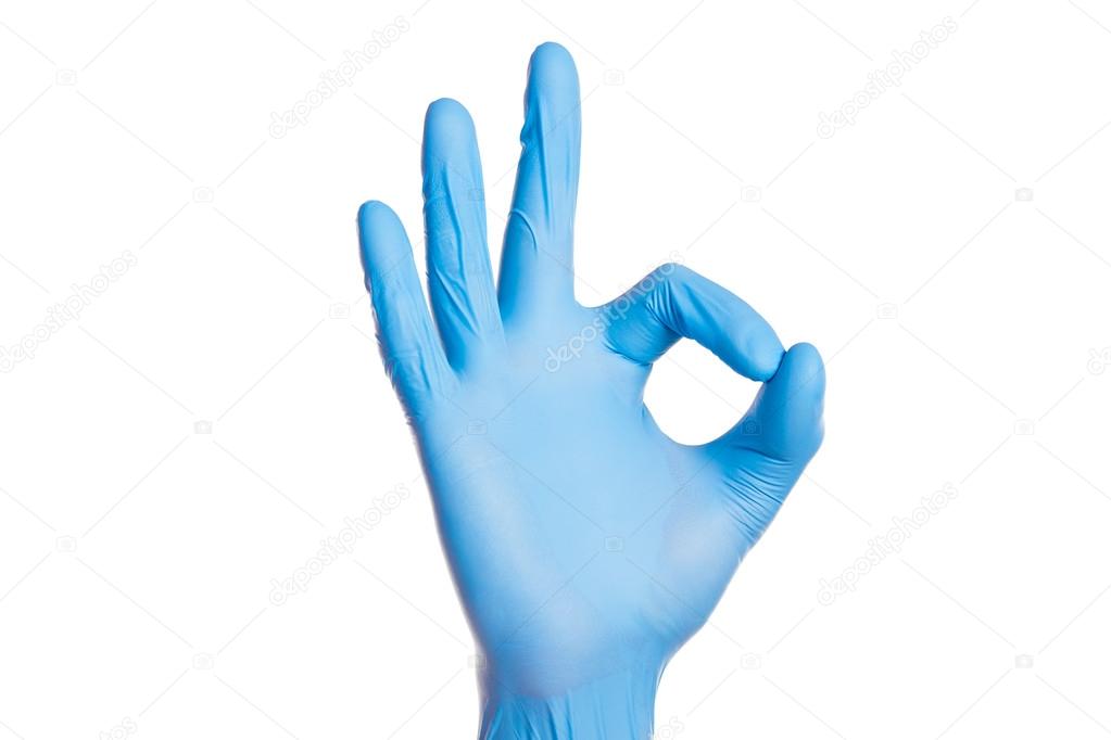 Hand of surgeon