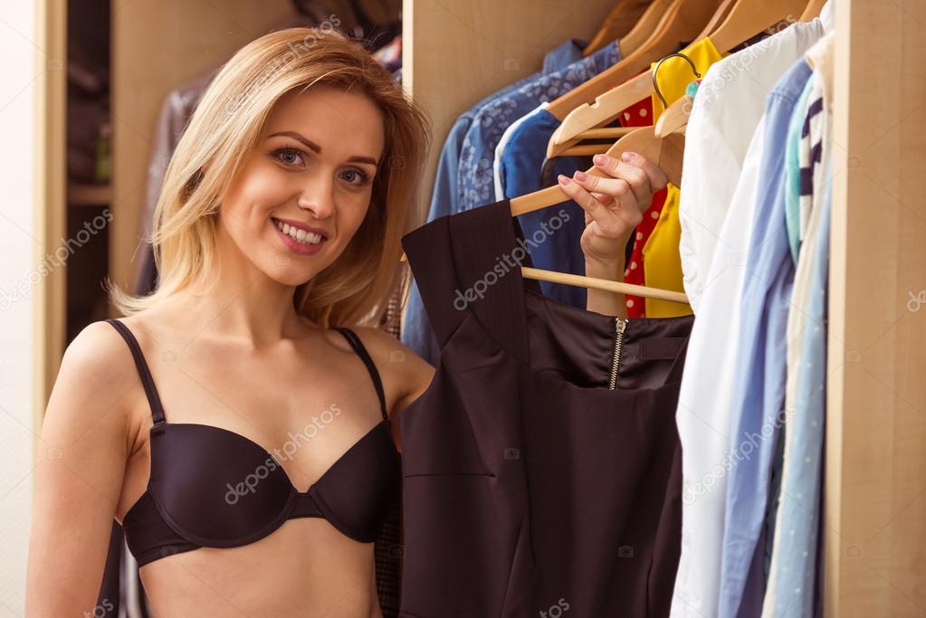 Girl In A Dressing Room Stock Photo C Georgerudy 104489870