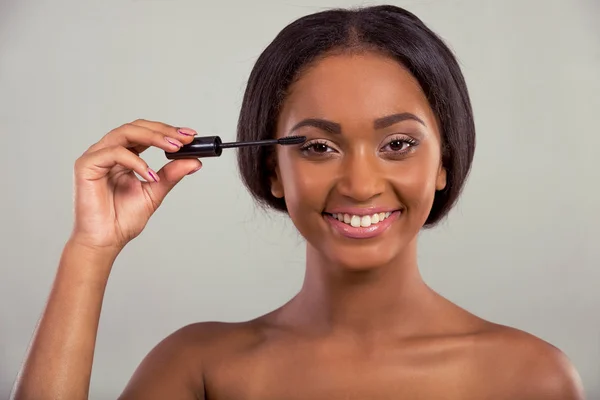 Beautiful Afro American girl — Stock Photo, Image