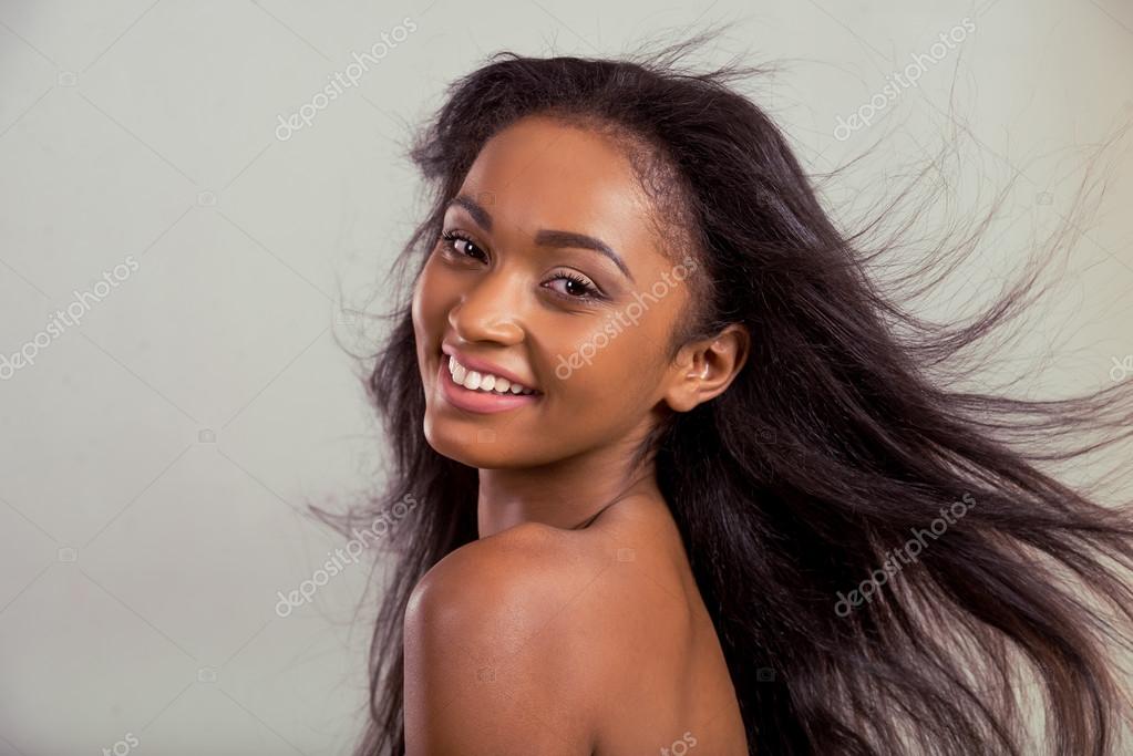 afro american girl
