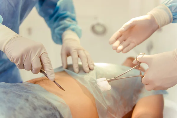 Team surgeons at work — Stock Photo, Image