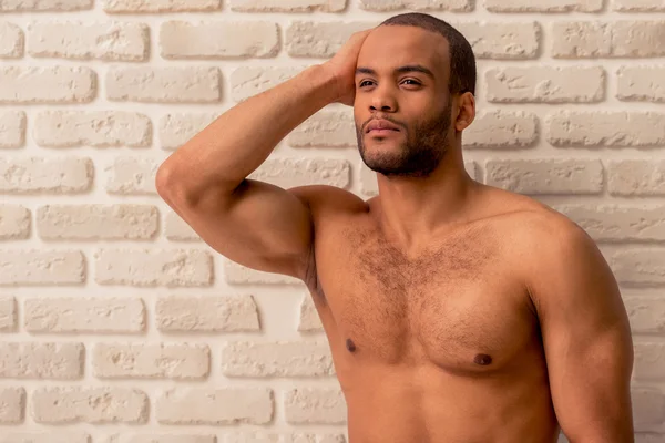 Handsome Afro American man — Stock Photo, Image