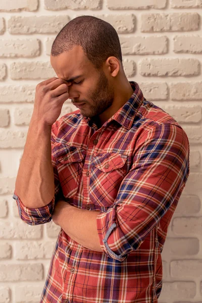 Afrikaanse amerikaanse man — Stockfoto