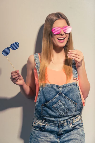 Zábavné letní dívka — Stock fotografie