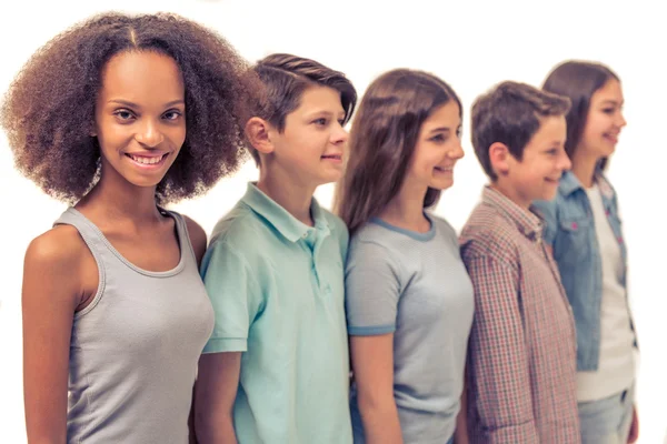 Group of teenagers — Stock Photo, Image