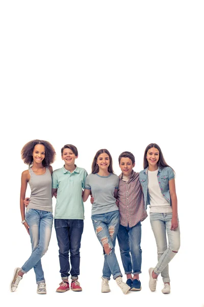 Group of teenagers — Stock Photo, Image