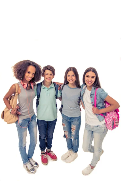 Grupo de adolescentes — Foto de Stock