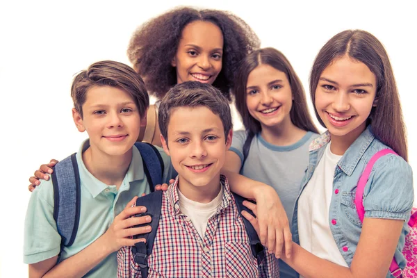 Grupo de adolescentes — Fotografia de Stock