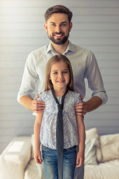 Vater und Tochter — Stockfoto