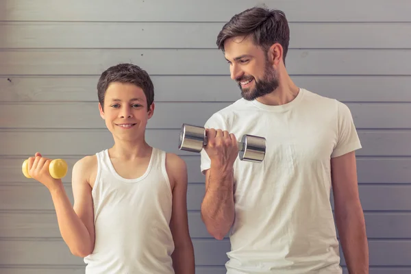 Padre e hijo —  Fotos de Stock