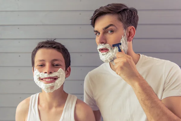 Padre e figlio — Foto Stock