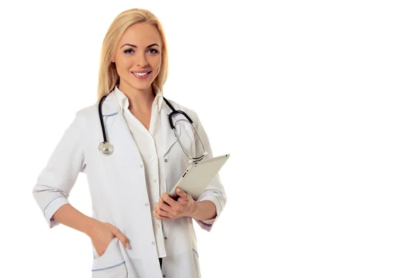 Beautiful female doctor — Stock Photo, Image