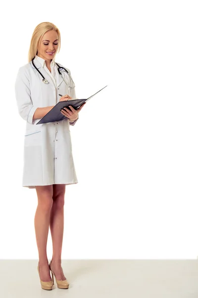 Beautiful female doctor — Stock Photo, Image