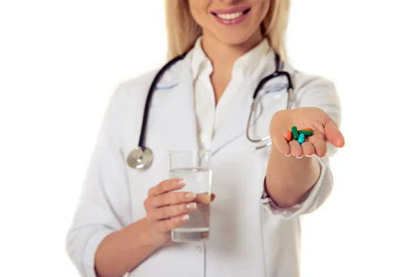 Beautiful female doctor — Stock Photo, Image