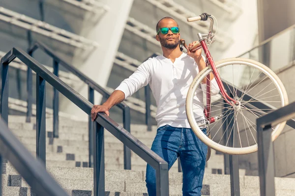 Afro americano uomo — Foto Stock