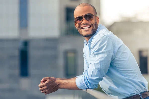 Afro American businessman — Stock Photo, Image