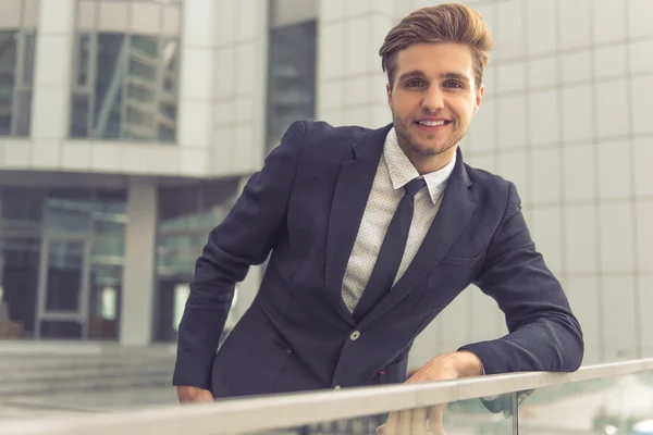 Attractive young businessman — Stock Photo, Image