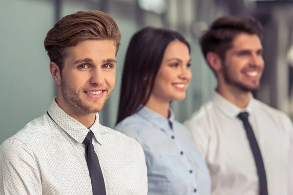 Beautiful young business people — Stock Photo, Image