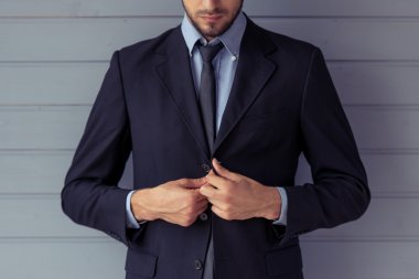 yakışıklı genç işadamı