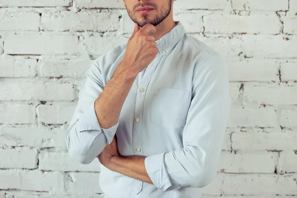 Bonito jovem empresário — Fotografia de Stock