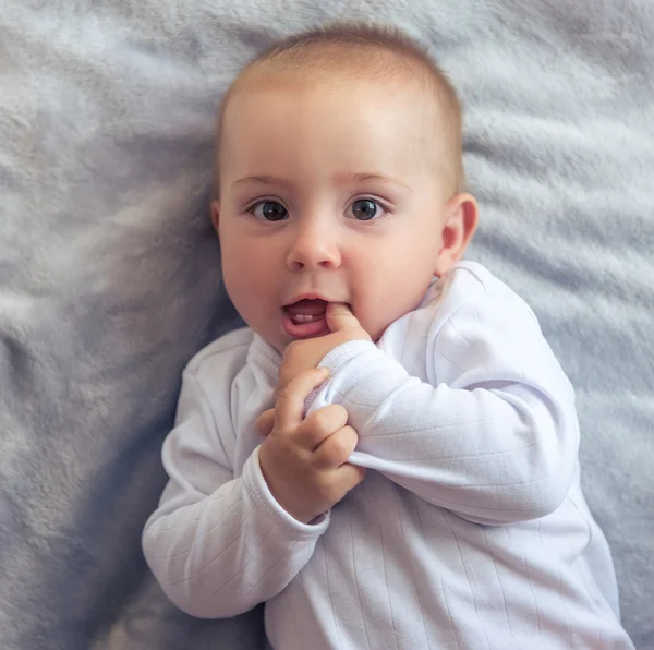 Schattige baby, portret — Stockfoto