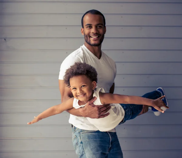 Padre e figlio — Foto Stock