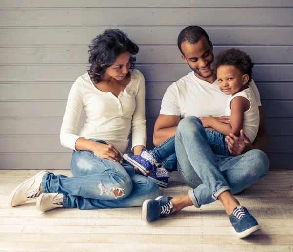 Afroamerikanische Familie — Stockfoto