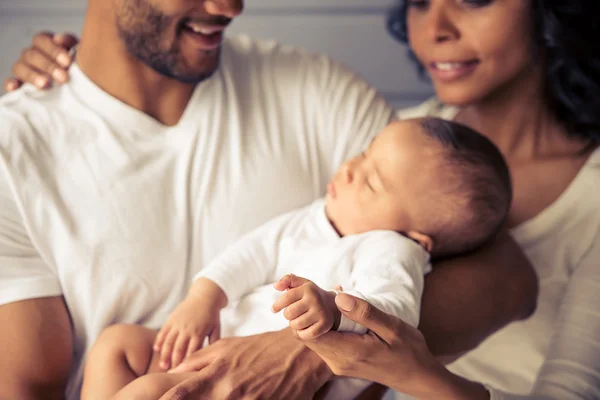 Familia afroamericana —  Fotos de Stock