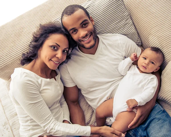 Afro American family — Stock Photo, Image