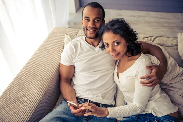 Couple afro-américain — Photo