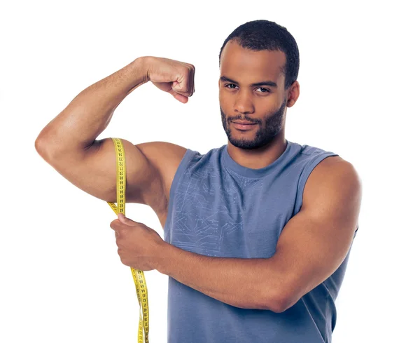 Beau sportif afro-américain — Photo