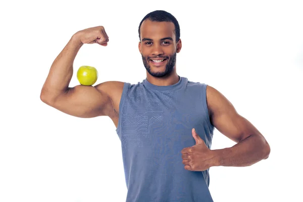 Beau sportif afro-américain — Photo