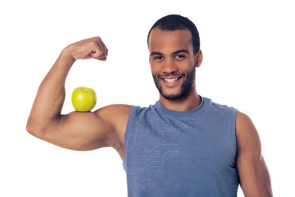 Guapo afroamericano deportista — Foto de Stock