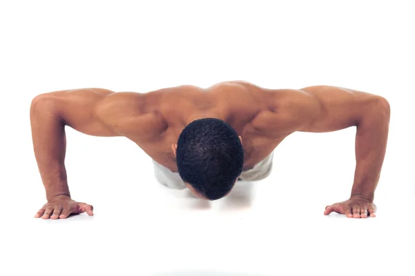 Handsome Afro American sportsman — Stock Photo, Image