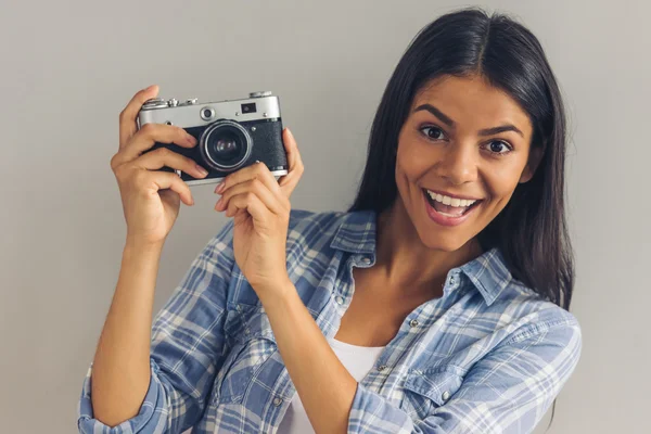 Bela jovem menina — Fotografia de Stock