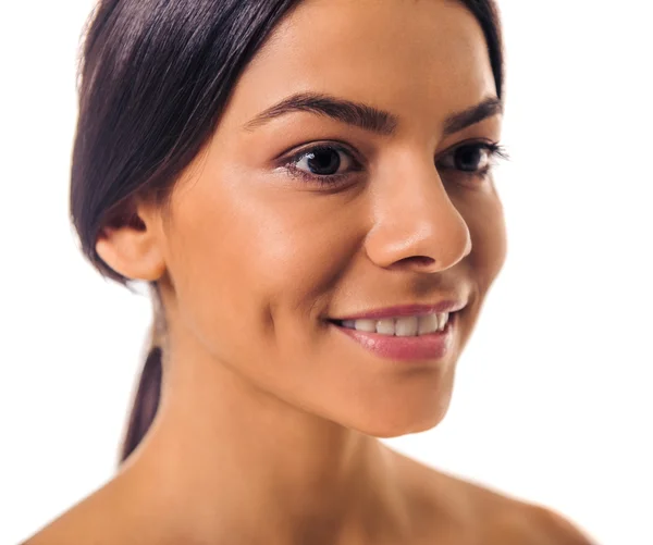 Woman's natural beauty — Stock Photo, Image