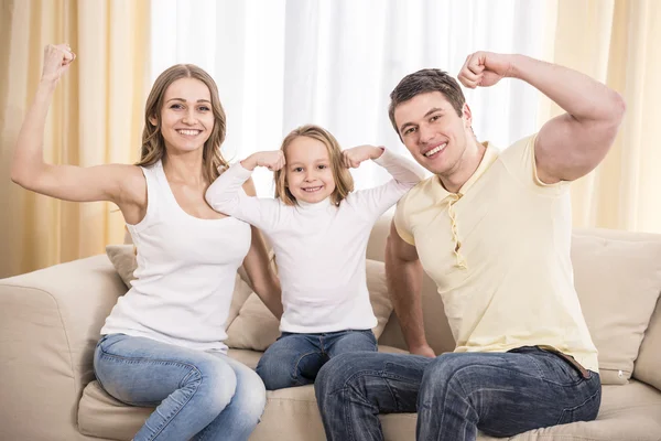 Happy family — Stock Photo, Image