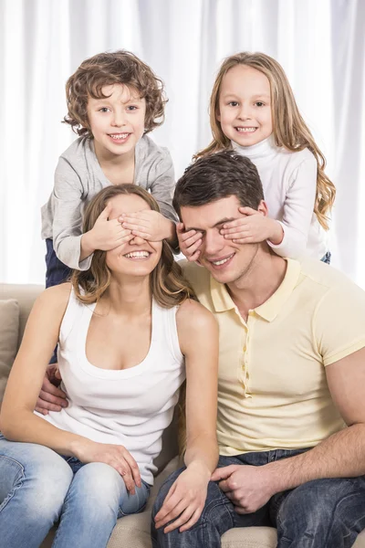 Familia feliz — Foto de Stock